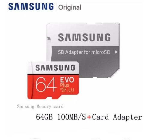 Memoria Micro Sd  64gb Samsung, 