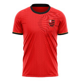 Camisa Flamengo Símbolo Oficial Personalizada Nome E Número 