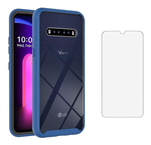 Para LG V60 Thinq V60thinq 5g G9 Thin Q Con Tempe753