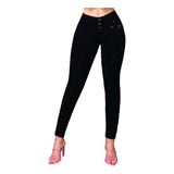 Jeans Mujer Pantalón Colombiano Mezclilla Strech Push Up 00n