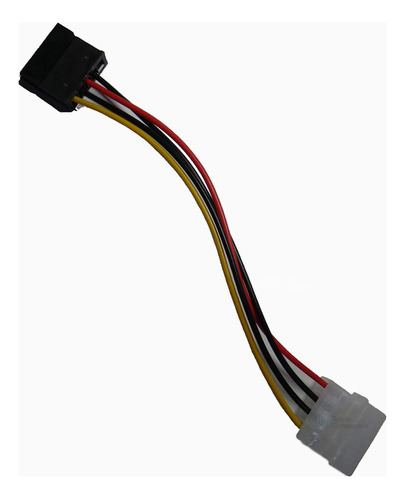 Cable De Poder Molex A Sata - 4 Pin - Pc