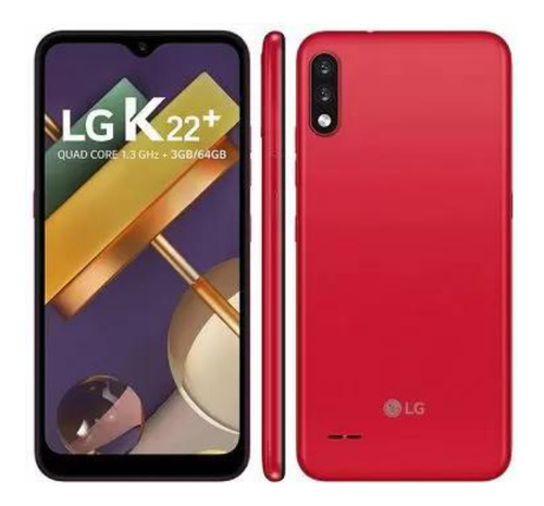 Smartphone LG K22 Plus 64gb Vermelho