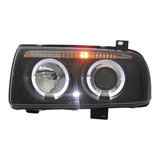 Faros Jetta A3 93-99 C/lupa Y Leds Precio X Par.