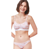 Corpiño Top Bralette Lyra Estampado Nina Promesse Pr77043