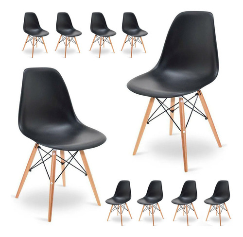 10 Cadeiras De Jantar E Cozinha Charles Eames - Várias Cores