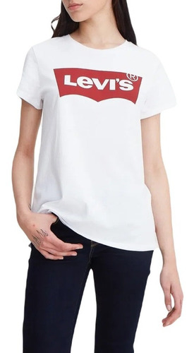 Remera Levis Mujer Estampa The Perfect Tee  Batwing 