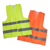 20 Chaleco Reflectivo Fluo Reglamentario Seguridad Oblig