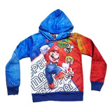 Sudadera Chamarra Full Print Premium Para Niño