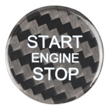 Botón Start-stop En Fibra De Carbono Para Audi (modelo A)