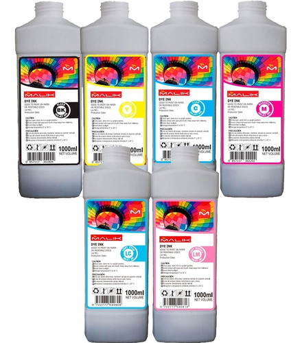 6 Litros Tinta Universal Para Hp Brother Epson Canon Lexmark