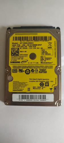 Hd 1tb Samsung St1000lm024-m101mbb/srp Amarelo Usado