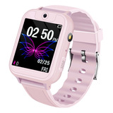 Nuevo F8 Rosa Smartwatch Para Niños Gps Teléfono Reloj