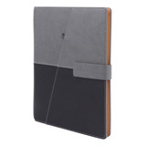 Notebook Loose Leaf, Couro Pu, Resistente A Manchas, Boa Mão