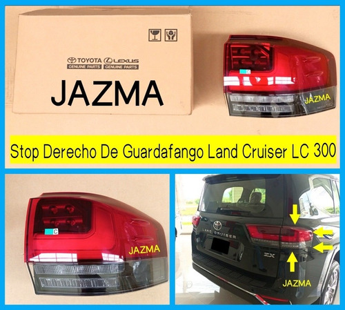 Stop De Guardafango Derecho Land Cruiser Lc 300 2021 2022 Foto 5