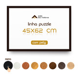 Moldura 45x62 Cm Para Arte Painel Decorativo + Petg