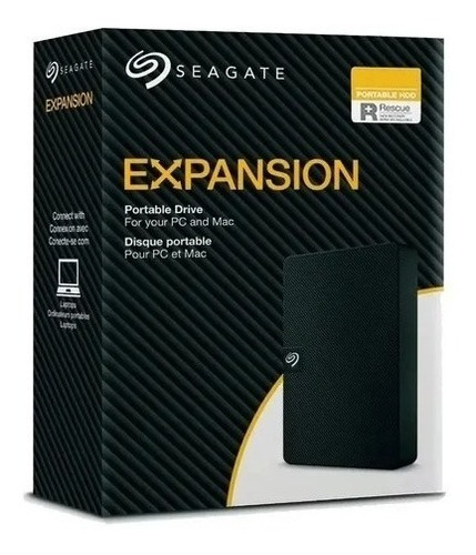 Hd Externo Portátil Seagate Expansion 5tb Usb 3.0 Preto