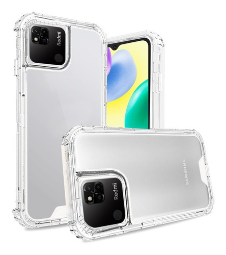 Funda Para Xiaomi Uso Rudo Esquinas Alto Impacto Transparent