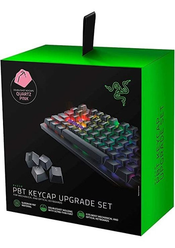 Razer Pbt Keycap Upgrade Set - Cuarzo Rosa