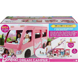 Barbie Dreamcamper Auto Coche Casa Lancha Tobogán 3 En 1