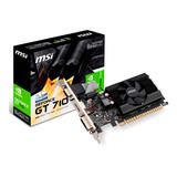 Placa De Video Msi Geforce Gt 710 2gb Ddr3 Lp Fact A-b