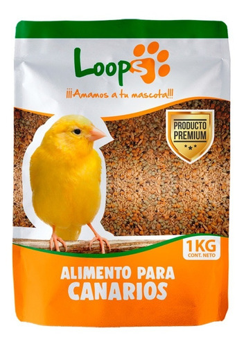 Alimento Comida Ave Canario Diamante Loops Semillas Pájaro