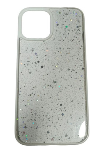 Funda Rigida Transparente Brillos P/ iPhone 12  Mini