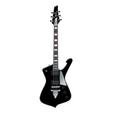 Guitarra Eléctrica Ibanez Ps Series Ps60 De Álamo Black Con Diapasón De Amaranto