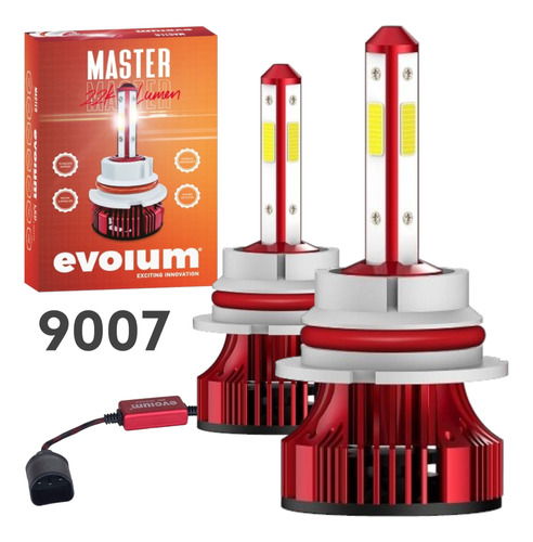 Kit Led Automotriz Focos 4 Caras Master Luz Blanca 22000lm