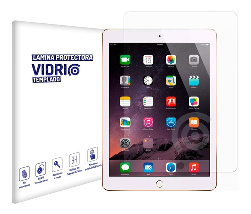Lamina Mica De Vidrio Templado Para iPad 6ª 5ª Pro Air 9.7'