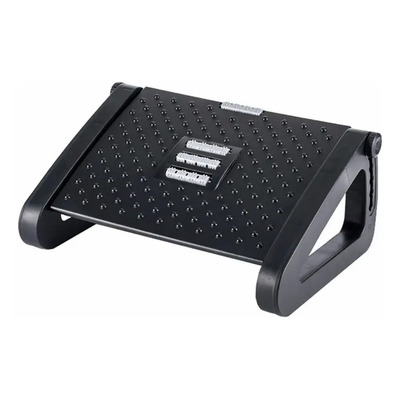 Reposapiés Ergonómico Ajustable En 6 Alturas Con Masajeador