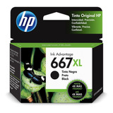 Cartucho Hp 667xl 3ym79al Preto Original Lacrado Garantia Hp