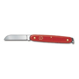 Navaja Victorinox Floral 100/55 Mm Roja Con Anilla #3.9051 