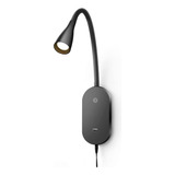 Lampara De Pared Led Cuello Cisne 5 Niveles Control Táctil