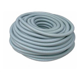 Tubería Conduit Flexible Metal/pvc 20mm Rollo 50 Mts 