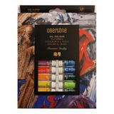 Kit Estuche Pintura Óleo Obertone Arte Tubo 24 Colores 12 Ml