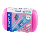 Curaprox Travel Set Ortho Rosado