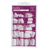 Unhas Belliz Kit Quadrada Média 100 Unid