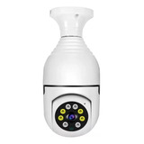 Cámara Espía Ampolleta Led 360° Hd Wifi Visión Nocturna