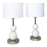 Pack 2 Veladores Roma Lampara Moderno Lampdesign