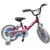 Bici Infantil Rod 16 Slp Dolphin Aluminio. Con Rueditas. 