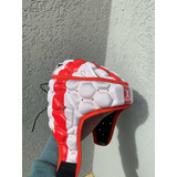 Casco De Rugby Marca Gilbert Rojo Y Blanco