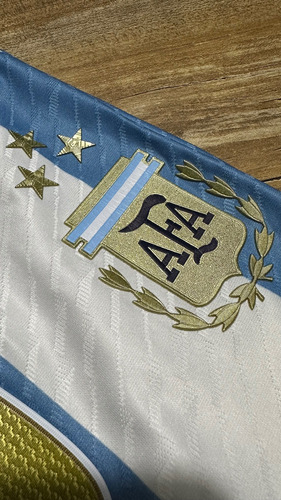 Camiseta Selección Argentina 2022 Tres Estrellas Jugador M