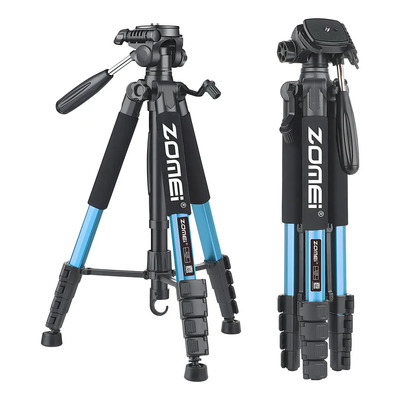 Trípodes De Cámara Trípode De Vídeo De Aluminio 188cm Negro\u002FAzul | Envío gratis