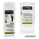 Pack Desodorante Piedra Alumbre + Polvo P/pies 100% Natural