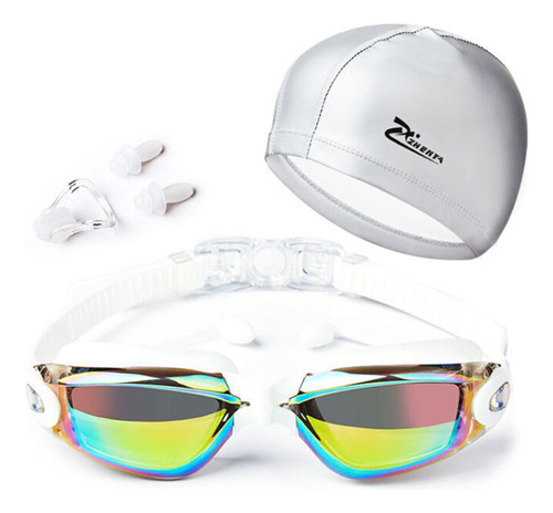 Set De Gafas De Natación Y Gorra 4 En 1