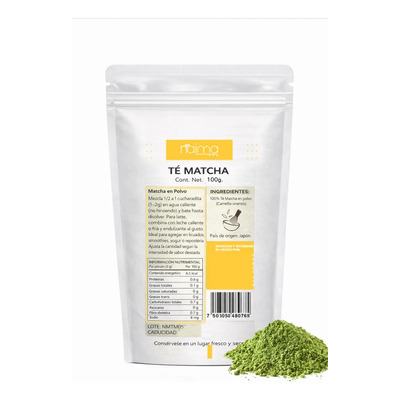 Té verde matcha en polvo 100 g | 100% puro y sin azúcar | MercadoLibre