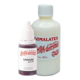 Kit Maquillaje Heridas Bella Dersina Halloween Sangre Latex