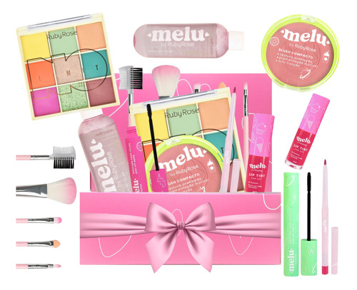 Combo Melu Kit Maquiagem Skincare Presente Adolescente Teen