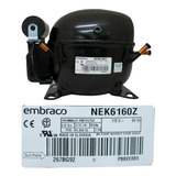 Compresor Embraco 1/4 Hp 134a 115/127v Bajo Consum Nek6160z