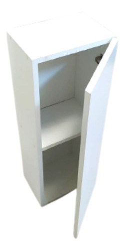 Organizador Baño Tolva Mueble Mdf Estante Flotante Blanca